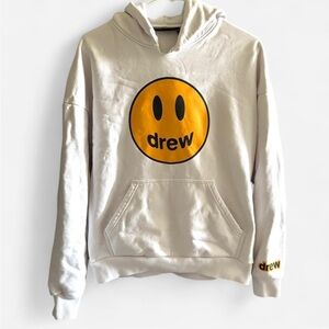 Drew House Smiley Mascot White oversize Hoodie Justin Bieber size XXS/Small